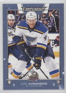 2017-18 Upper Deck Compendium Blue Carl Gunnarsson #217