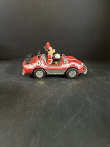 Disney Mickey Mouse toy Pullback Red Race Car Toy Number 45. Steel press works  - Picture 1 of 2