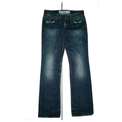 Take.Two Kita Damen Jeans Hose Comfort Straight Leg used Look W29 L34 dunkelblau - Bild 1 von 4