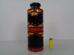 Fat Lava 203-26 Scheurich Ceramic Vase Germany 1970s - Picture 1 of 15