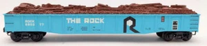 K-LINE K652-1391 O-scale CLASSIC ROCK ISLAND LINE BLUE GONDOLA w/ SCRAP LOAD - Picture 1 of 4