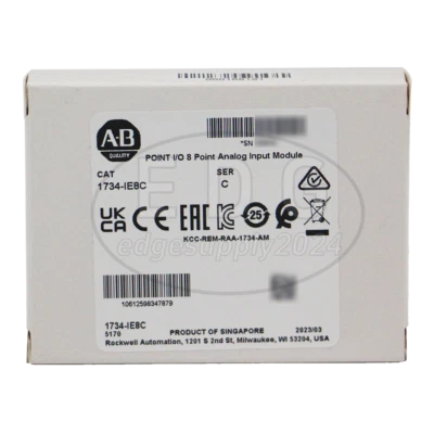 Allen-Bradley Nuevo 1734-IE8C PUNTO E/S 8 Puntos Módulo de Entrada Analógica 1734IE8C Foto 1 de 4