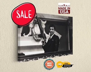Scarface Tony Montana Say Hello to My Little Friend Canvas Print Home Decor - Picture 1 of 7