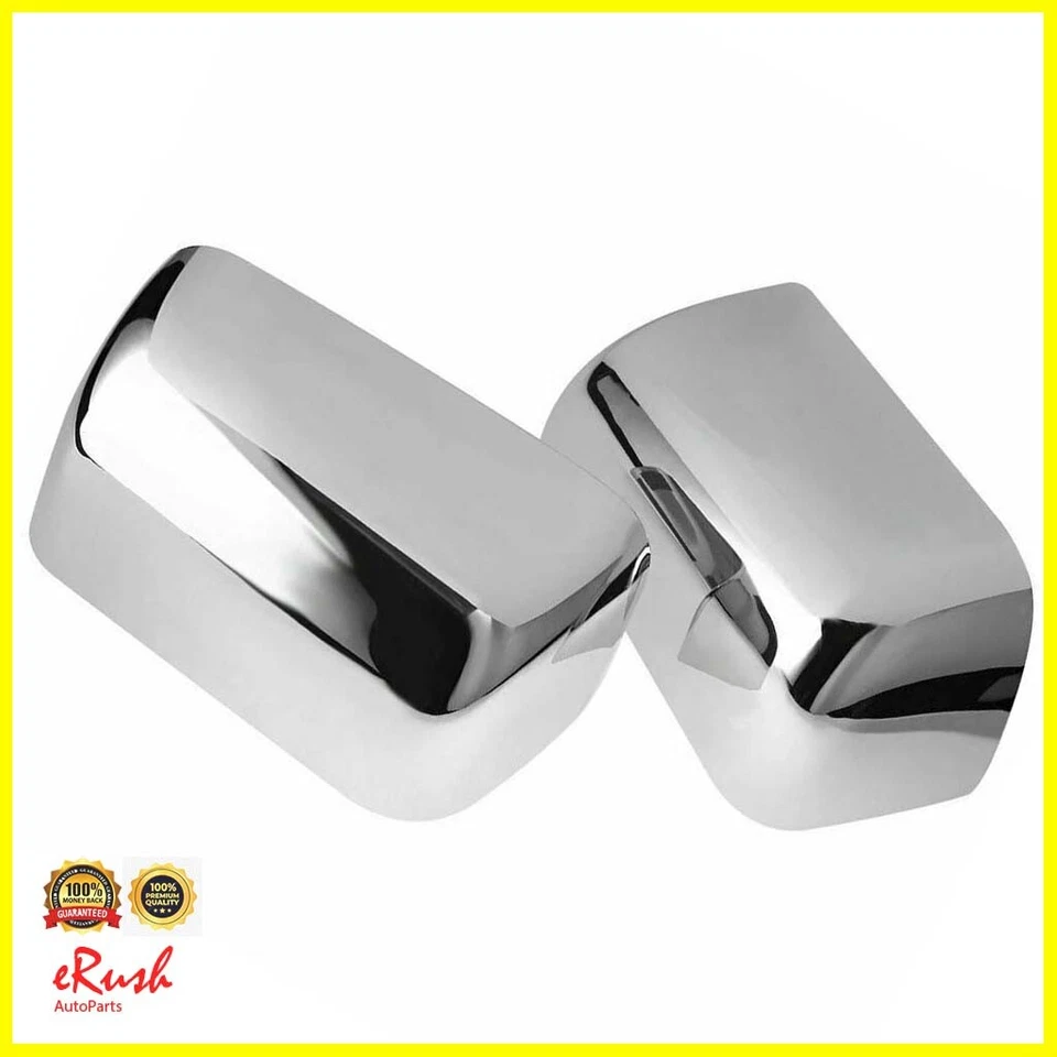 2 PIEZAS CUBIERTA ESPEJO RETROVISOR SUPERIOR MEDIO CROMADO SUPERPOSICIÓN SE ADAPTA 08-16 FORD F-250 F-350 F-450 SD Foto 1 de 1