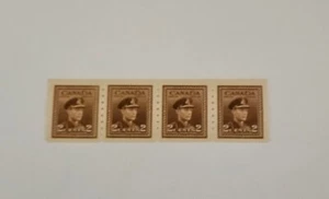 Canada 1942 King George VI War Issue Coil #264 Strip Of 4 MNH  - Picture 1 of 1
