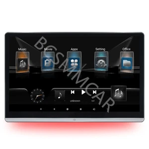 14'' Android 12 Headrest Monitor Video Player Car TV Touch Screen WiFi FM BT - Picture 1 of 24