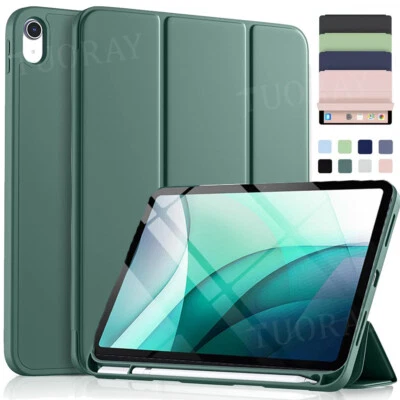 Schutz Hülle für iPad 7/8/9/10/11th Air M3 Pro 11" Tasche Cover mit Stifthalter - Bild 1 von 4