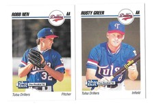 1992 SkyBox (Minors) AA TEXAS RANGERS Team Set 