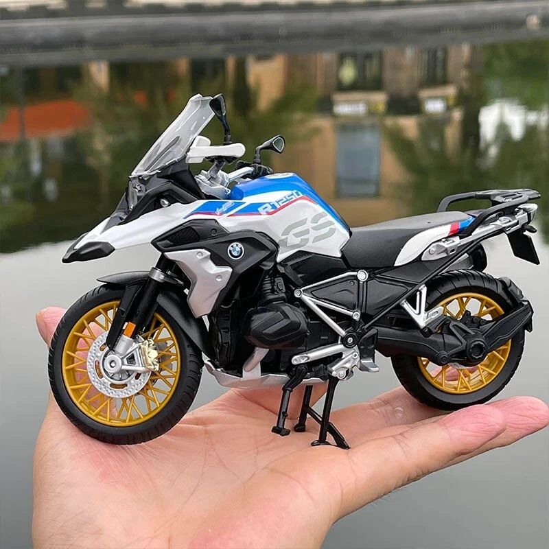1:12 Alloy For BMW R1250 GS Racing DieCast Motorcycle Model Toy Car Sound&Li - Image 1 of 4