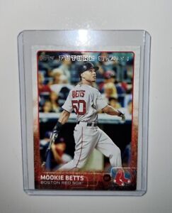 2015 Topps Series 2 Future Stars Mookie Betts Boston Red Sox #389 
