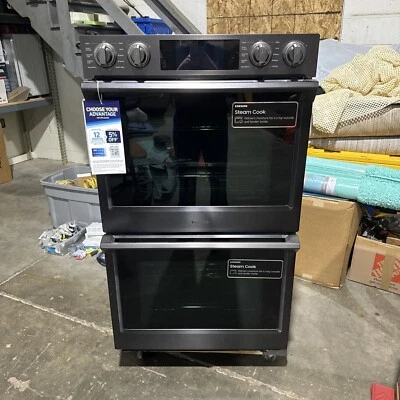 Brand New 30" Smart Double Wall Oven with Flex Duo™ in Black Stainless Steel - Image 1 of 4