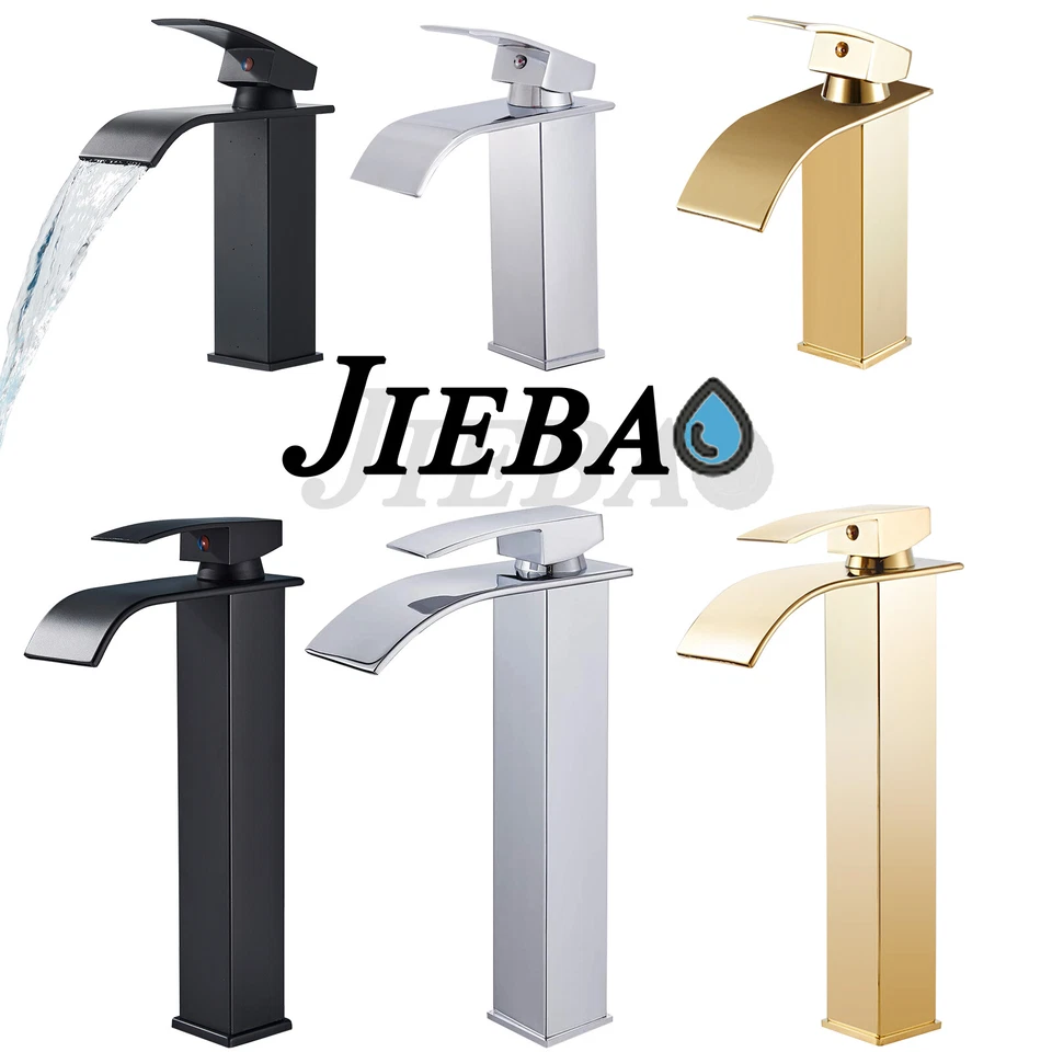 Wasserhahn bad Waschbecken wasserfall Waschtisch armatur Einhand Mischbatterie - Bild 1 von 1