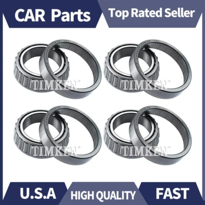 Timken 4pcs Front Inner Outer Wheel Bearing and Race Set Fits Dodge D50 1982 - Image 1 of 3