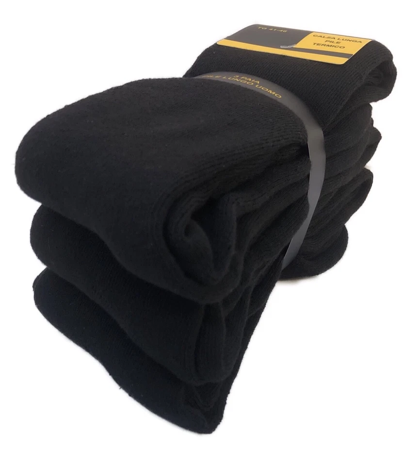 DREAM SOCKS calze lunghe in pile termico invernali da sci antifreddo pesanti elevato isolame