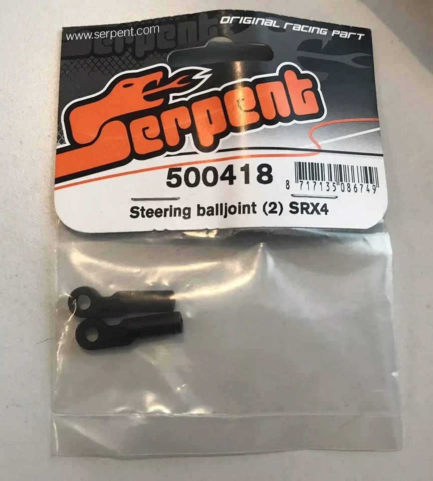 Serpent # 500418 Steering Ball Joint 2pcs. For Spyder SRX4 Buggy 4WD 1/10th - Image 1 of 1