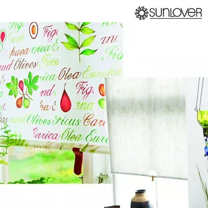 Persianas enrollables Sunlover estilo de vida elegante 90x170 cm diseño de bambú y cocina jardín - Imagen 1 de 3