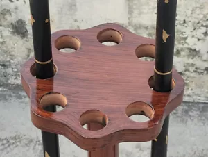 New Designer Wooden Storage Rack - Walking Stick Stand -Best Home Décor Handmade - Picture 1 of 9