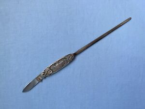 Antique Piano Co NY City DRGM Germany Peres Solingen Folding Knife Letter Opener