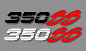(2 paquetes) Pegatinas de cabecera Chevy 350 SS para puerta trasera Silverado 1500 2500 - Imagen 1 de 1