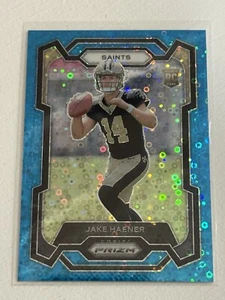2023 Panini Prizm JAKE HAENER Rookie Blue Sparkle Prizm SP /96 SAINTS! - Bild 1 von 3