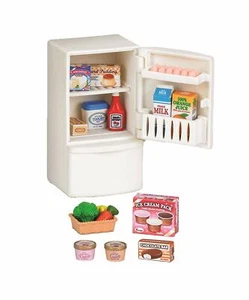 Sylvanian Families KA-415 Refrigerator Set - Epoch - Picture 1 of 3