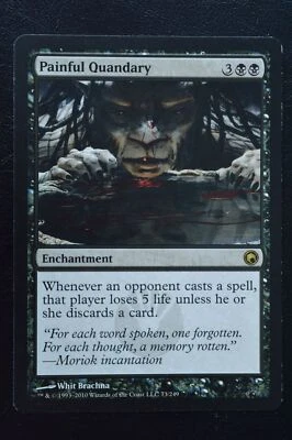 Magic The Gathering MTG PAINFUL QUANDARY Scars of Mirrodin LP Lightly Played - Image 1 of 2