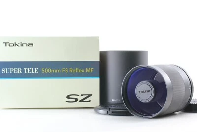 *UNUSED BOX* TOKINA SZ Super Tele 500mm F8 Reflex MF Lens CANON EF From JAPAN - Image 1 of 4