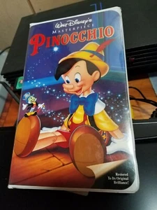 Pinocchio (VHS, 1993) Disney Masterpiece! - Picture 1 of 3