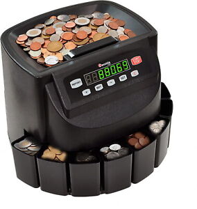 Canadian Coin Counter Sorter Roller Wrapper Money Digital Machine Bins Hopper