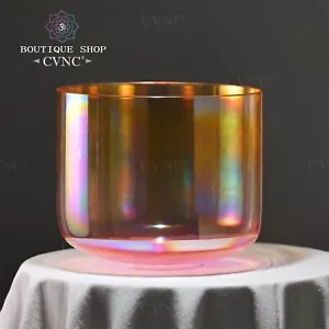 CVNC 432Hz E Solar Plexus Alchemy Chakra Crystal Singing Bowl Sound Bath Healing - Picture 1 of 5