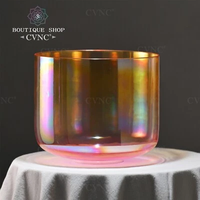 CVNC 432Hz E Solar Plexus Alchemy Chakra Crystal Singing Bowl Sound Bath Healing - Image 1 of 4