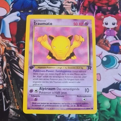 Traumato 🇩🇪 Nm Karte Pokémon Team Rocket 1.Edition Sammlung Vintage Og Card - Bild 1 von 4