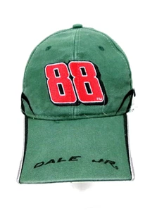 NASCAR #88 Dale Jr Strapback Cap Hat Green Gray Black Red One Size Fits All - Picture 1 of 7