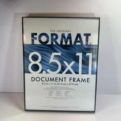 2 Pack! MCS Format Document Frames, Black, 8.5 x 11 in - Image 1 of 3