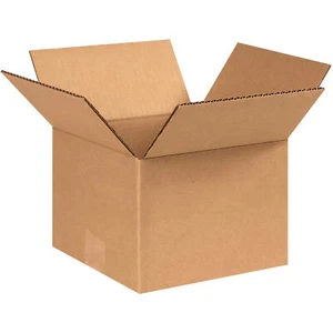 8" x 8" x 6" Cardboard Corrugated Boxes Lot of 25 - Picture 1 of 1