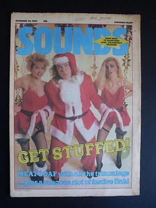 SOUNDS 29/12/84 METAL ROCK UK MAGAZINE MEAT LOAF HULA METALLICA CHAKA KHAN - Imagen 1 de 1