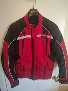 Men's Motorcycle Jacket Size Small Removable Lining Zipper Tourmaster Brand - Picture 1 of 17
