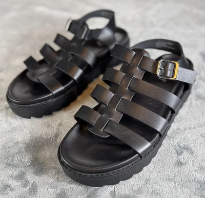 Art Class Shoes Girls Size 5 Fisherman Sandals Buckle Platform Casual Summer - Image 1 of 4