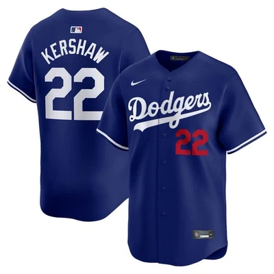 Clayton Kershaw Jersey Los Angeles Dodgers Men’s Large #22 Stitched