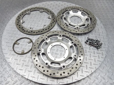 03-09 Honda ST1300 ST1300P 2005 OEM rotores de freno delanteros traseros discos pernos Foto 1 de 4