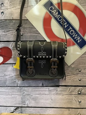 Rare Dr Martens 7 Inch  Gothic Americana Contrast Stitch cross body Bag Leather  - Image 1 of 4