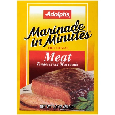 Adolph's Marinade In Minutes Original Meat Tenderizing Marinade, 1 Oz 24 Pack