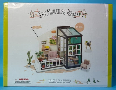 Rolife DIY Miniature House Balcony Day Dreaming Hand Craft Kit DGM05 - Image 1 of 4