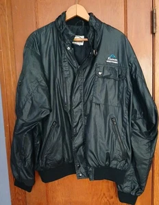 Vintage Tonkin Inc 100% Nylon Jacket Windbreaker Black Men’s XL Made In Macau - Photo 1 sur 13