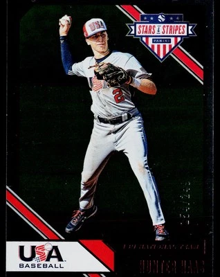 2020 Panini USA Baseball Stars & Stripes #36 Hunter Haas Longevity #/249 - Image 1 of 2