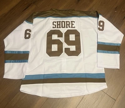 Jersey Sudbury Blueberry Bulldogs Shoresy. #69. Talla - XL. Nuevo sin etiquetas. Blanco Foto 1 de 4