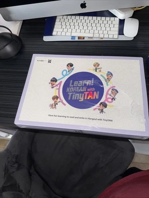 Learn! Korean With TinyTAN - 1 Book - 1 Workbook-1 Moti pen-Hangeful poster - Image 1 of 3