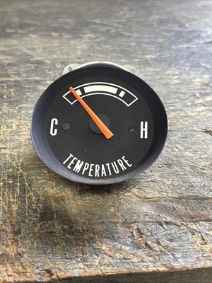1970 70 DODGE CHALLENGER E BODY USED MOPAR TEMPERATURE GAUGE Show Tested 1 Year - Image 1 of 3