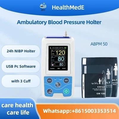 Monitor de presión arterial ambulatorio ABPM50 - Holter 24 horas, software para PC, para adultos Foto 1 de 4