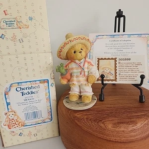 Peluches Queridos Carlos Cactus Sombrero Oso Internacional México Encontrado Amigo  - Imagen 1 de 12